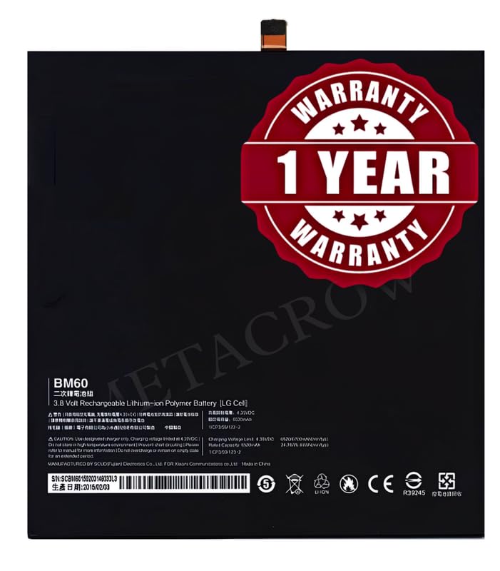 Image of Original BM60 Battery Compatible for Xiaomi Mi Pad 7.9 - (6700mAh) - 1 Year Warranty JK1