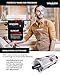 Wahuda Tools Jointer - 10-inch Benchtop Wood Jointer, Spiral Cutterhead Portable Jointer, Cast Iron Tables w/Pull Out Extensions, 4-Sided Carbide Tips & 12amp Motor, Woodworking Tools (50110CC-WHD)