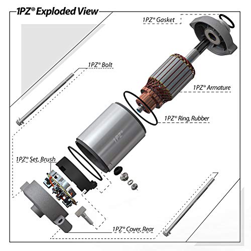 1Pz Ym6-St1 Starter Motor Replacement For Yamaha Grizzly Yfm 600 660 1998-2007 Rhino 450 660 Kodiak 400 Wolverine Nordik Nk 500 700 Mayhem Coleman Outfitter Hisun 500 Atv Utv #TOP1