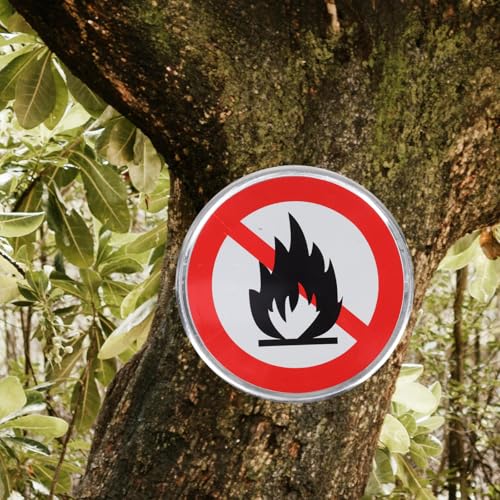 Panneau de sécurité incendie pour camping extérieur et bivouac