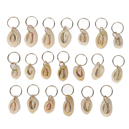 20 piezas Aros para Dreadlocks con Diseño de Concha, Clips Exquisitos para Trenzas, Accesorios de Pelo para Hombres y Mujeres, Venta al por Mayor miniatura 4