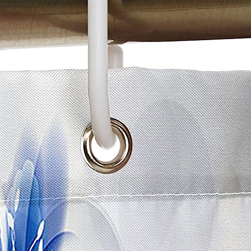 Rideau de douche polyester KnSam bleu imperméable 150x200