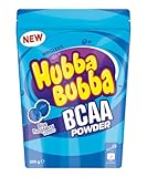 Hubba Bubba Blue Raspberry Branched Chain Amino Acids (BCAA) Powder Drink, 320g Pouch, 32 Servings, Vegetarian