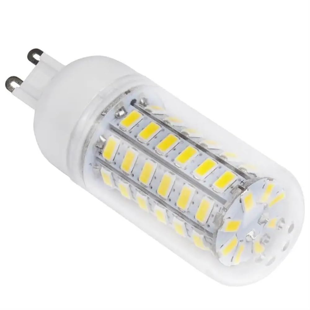 NXCVBNKZJ KJXP Lighting, Pack of 10, Led Corn Bulbs AC220V G9 5W 5730SMD-56LED Led Bulb Lamp 360 Degree Corn Lamps(Warm White)