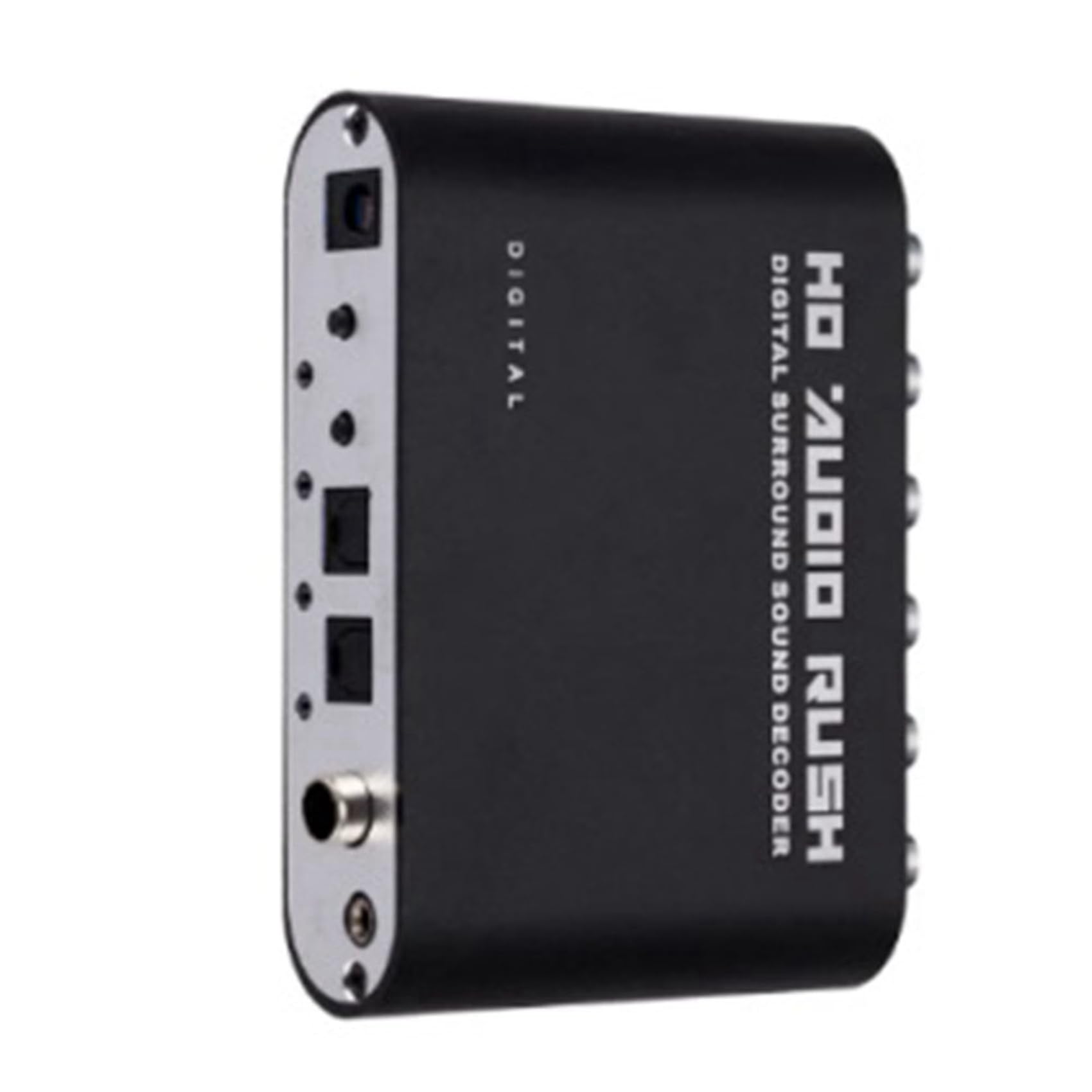 5X Convertitore Audio Stereo AC3 da Digitale Ad Analogico un 5.1 Canali SPDIF Ottico Coassiale AUX da 3,5 mm un 6RCA Decoder Spina Europea