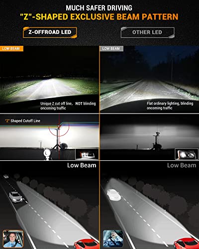 Z-Offroad Led Headlights Assembly Dot Approved With Drl Turn Signal Hi/Low Sealed Beam Side Marker Compatible With 2003-2006 Chevy Silverado Avalanche #TOP2