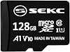 SEKC SV10A1128 Micro SDXC Card 128 GB UHS-I V10 A1 Class 10 Compatible with Maximum Read Speed 90MBs SD Adapter