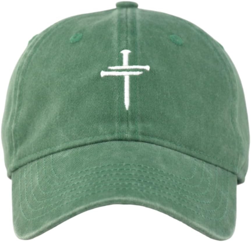 Christian Jesus Cross Vintage Hat Men Women Faith Baseball Hat Ideal Gift for Birthday Christmas Father's Mother's Day - Image 2