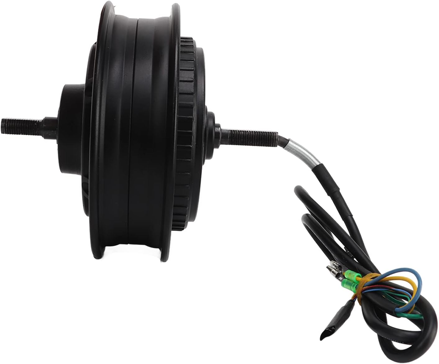 Disc Brake Hub Motor, 1200W-2200W Aluminum Alloy Powerful 48-72V Electric Bike Hub Motor for Go Kart
