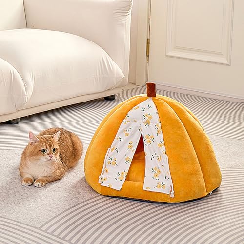 Caverne de lit pour chat protectrice offrant un vrai cocon de tendresse