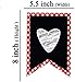 Boston Creative Company I do BBQ Banner, 8x8 inches, Black and Red, Bridal Shower, Bachelorette Party Decorations