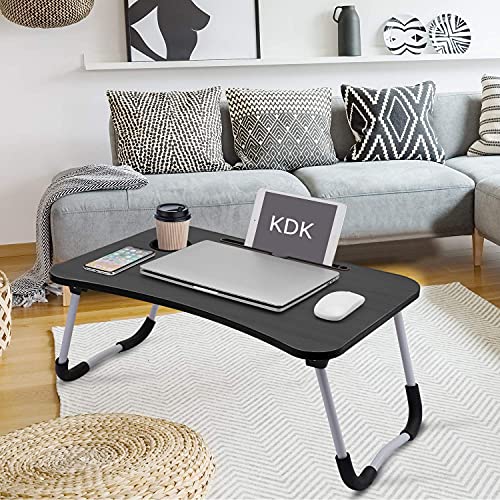THE BLACK KNIGHT Smart Multipurpose Foldable Laptop Table with Cup Holder, Study Table, Bed Table, Breakfast Table, Foldable and Portable/Ergonomic & Rounded Edges/Non-Slip Legs -Random Color B4 (B09BN9ZN93) Amazon Price History, Amazon Price Tracker