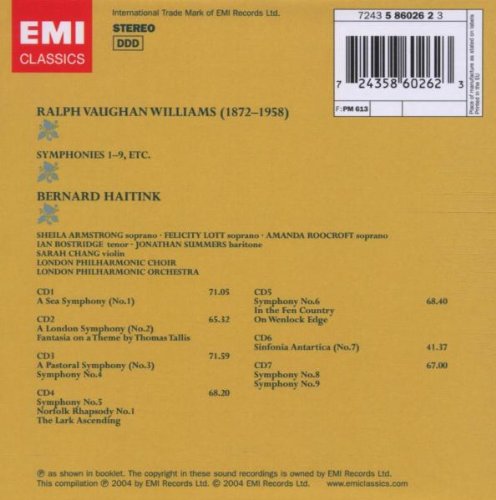 Ralph Vaughan Williams: Sinfonien 1-9
