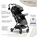 Mompush Lithe V2 Lightweight Travel Stroller, Compact Foldable Baby Stroller with Travel Bag, One-Hand Fold Stroller, Snack Tray, Mechanical Recline Seat, Airplane-Ready, UPF 50+ Canopy & Rain Cover