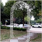 Material: Schmiedeeisenfarbe, Farbe: Weiß im Used-Look. Rostschutzbehandlung, Rostschutz, tatsächliche Wetterbeständigkeit, Rostschutz, Zähigkeit, Haltbarkeit