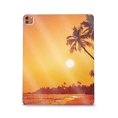 Image of MightySkins Carbon Fiber Skin Compatible with Apple iPad Pro 12.9 inch M2 6th Gen (2022) Full Wrap Kit - Sunset Dreams | Protective, Durable Textured Carbon Fiber Finish | Easy to Apply | Made in The USA