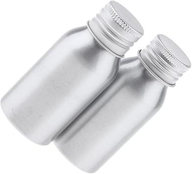 IOIUSKKU Portable and Durable Aluminum Empty Shampoo Containers for Travel Liquid Cosmetic