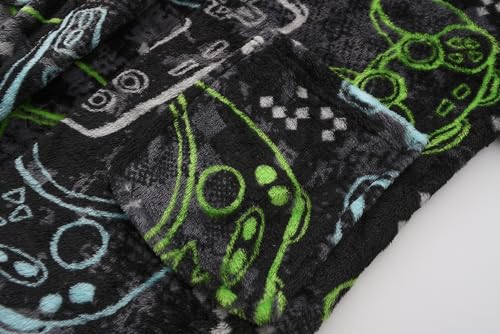 Boys Girls Bathrobes Soft Hooded Bathrobes Sleepwear robe for Girls boys3