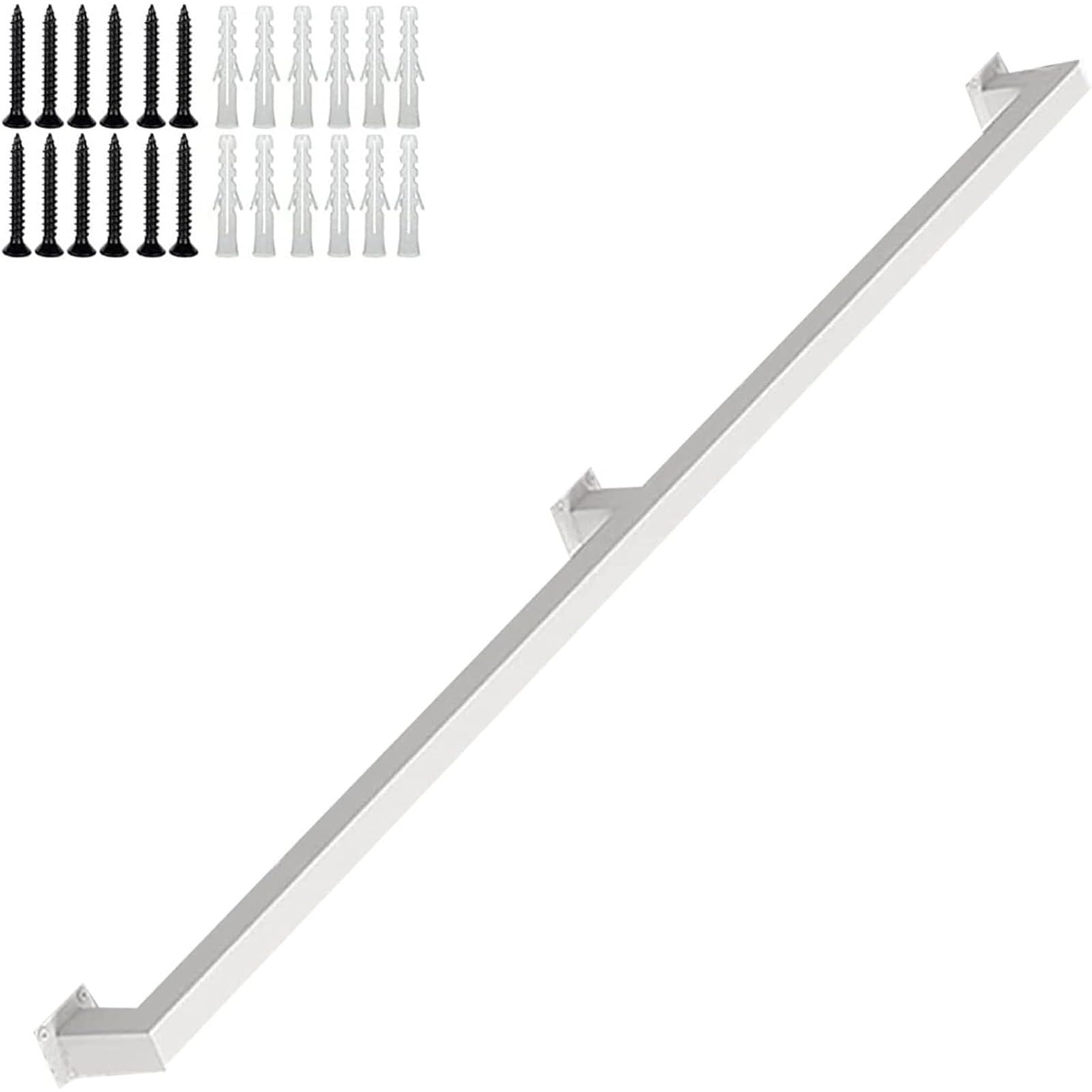 Rampe d'escalier extérieure pour sécuriser l'accès au jardin