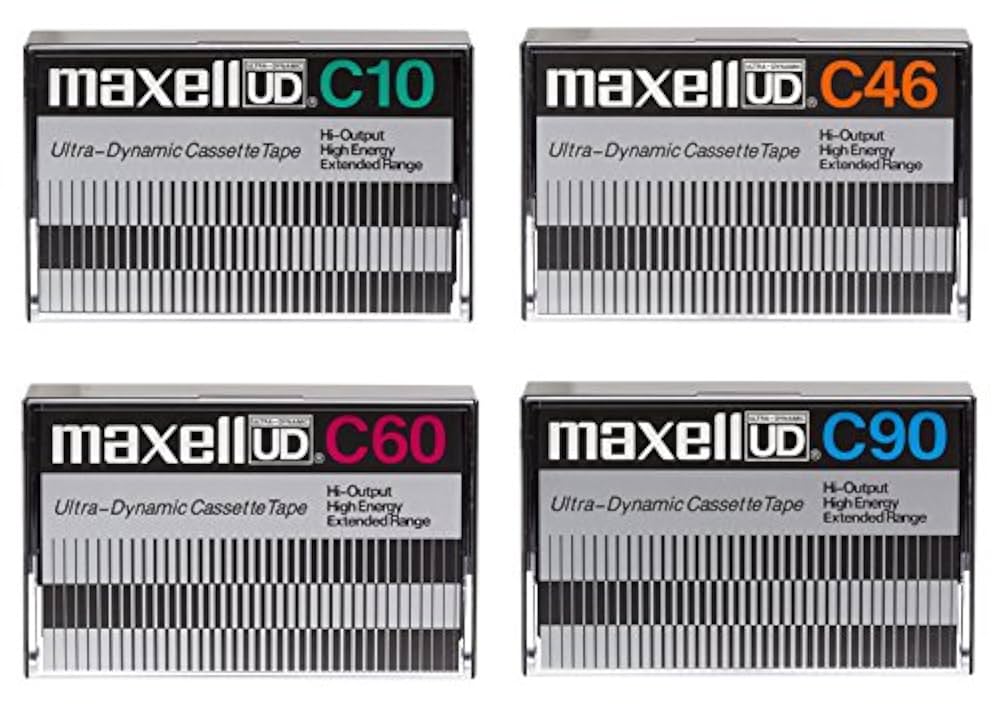 Amazon | 日立マクセル maxell UD 復刻版 カセットテープ 4種