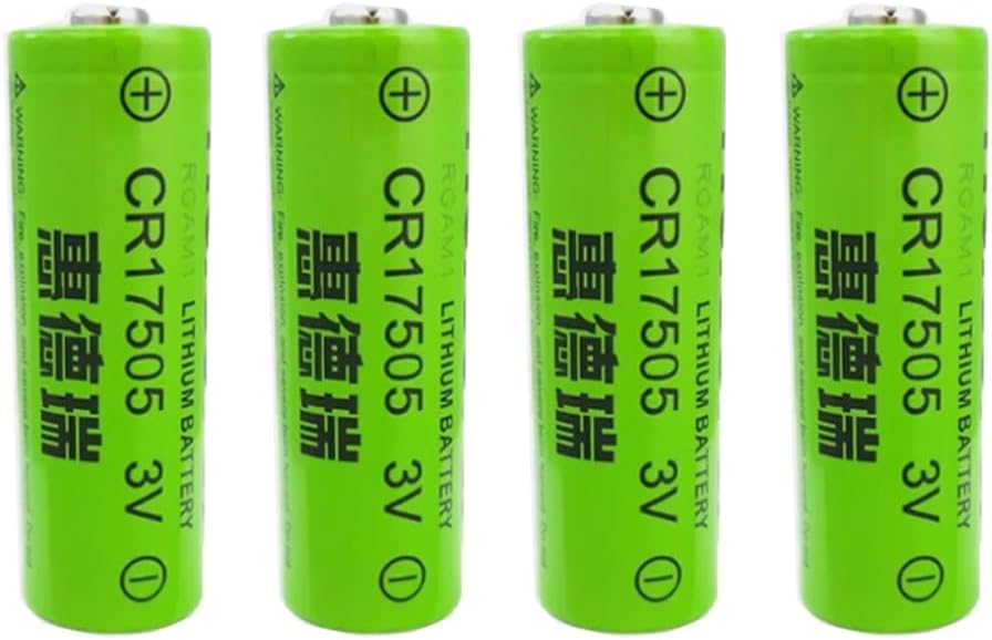 4pcs CR17505 3.0V 2800mAh Li-ion Battery Non-Rechargeable