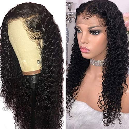 VRBest Hair Brazilian Virgin Hair Deep Wave 3 Bundles With 13x4 Lace Frontal Human Hair Natural Black