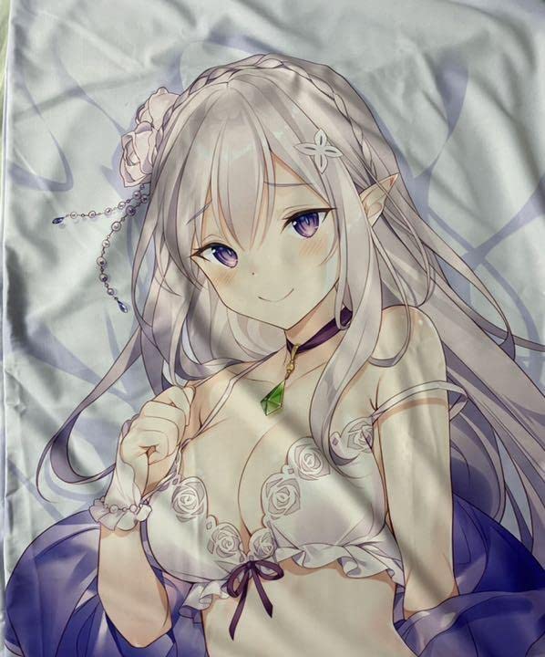 Amazon | リゼロ エミリア 抱き枕カバー ぶるぶれ | アニメ・萌え 