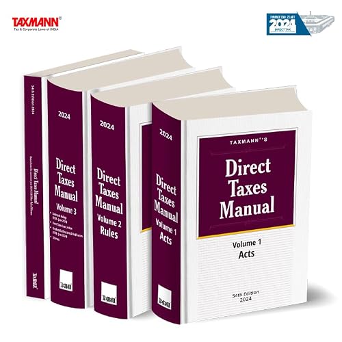 Taxmann's Direct Taxes Manual (3 Vols.) – The definitive, all-encompassing compendium for direct taxation providing unmatched accuracy and comprehensive coverage