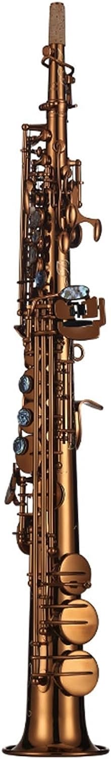 Zestaw dla początkujących saksofonu - B-flat Straight Pipe wysoki instrument dęty drewniany dla dorosłych - profesjonalny instrument wydajności dla początkujących