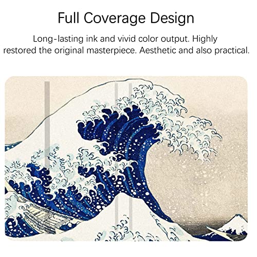 Berkin Arts Compatible with iPad Mini 4th/5th Generation Case (7.9 Inch) Case 2019 2018 2017 2016 2015 Folio Case Premium Leather Cover Ukiyo-e Japanese Style (The Great Wave by Hokusai) - Image 3
