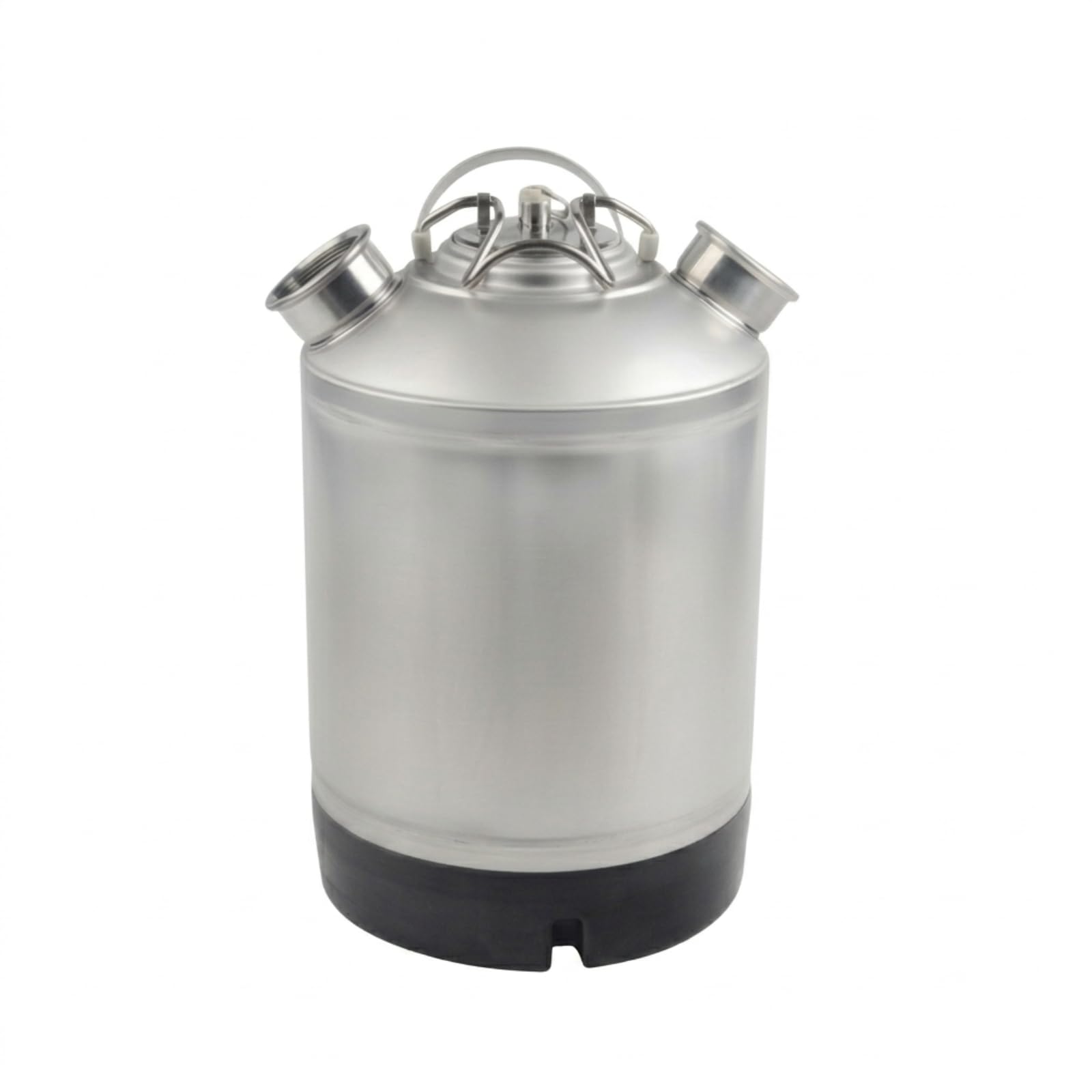 Barril de Cerveza Acero Inoxidable Keg Presurizado Contenedor con Cuerpo Brillante y Conexiones Roscadas Que Aseguran Cierre Asa Resistente Apto, size to 3