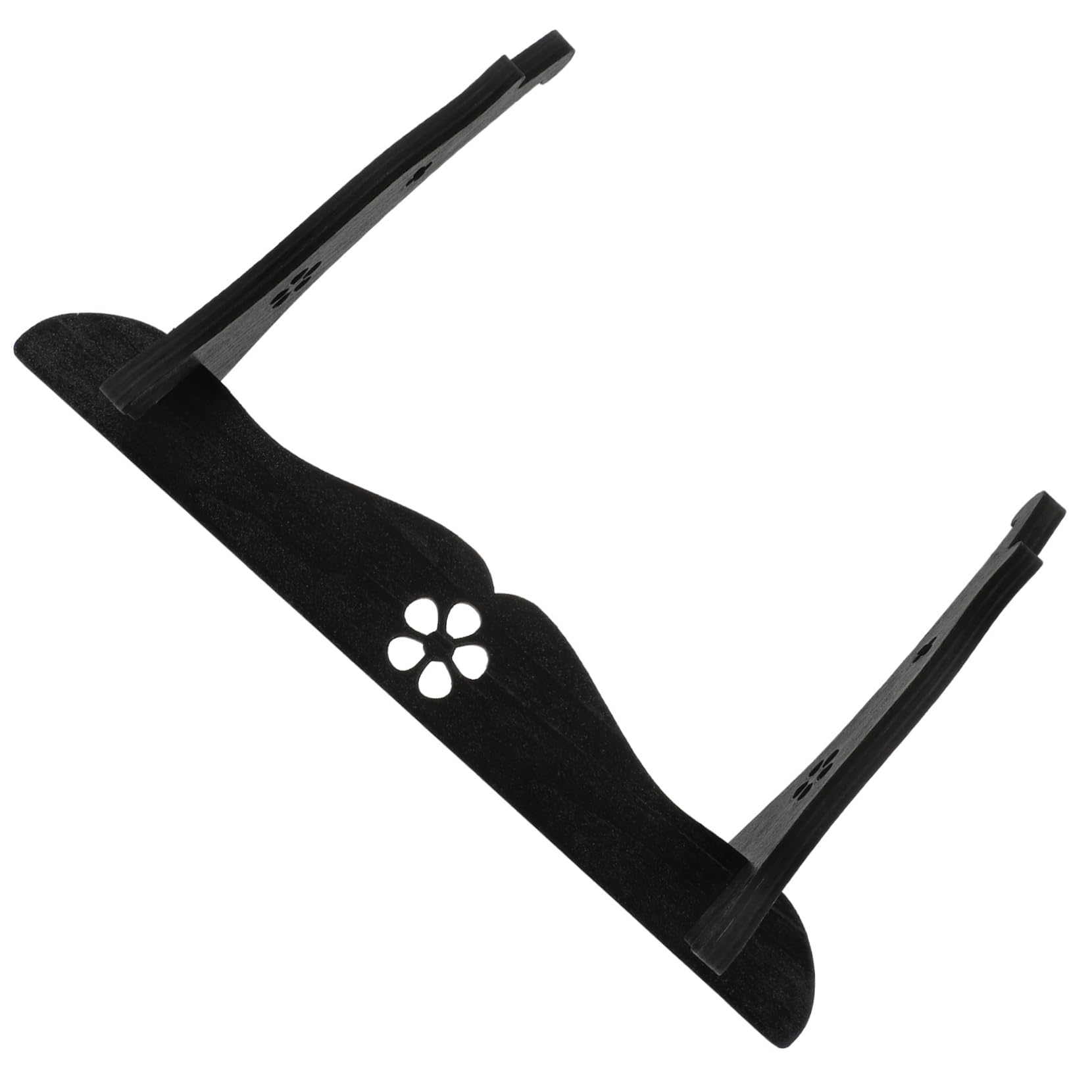 Toddmomy Wooden Flute Stand Elegant Storage Holder for Flute Display Durable Desktop Organizer for and Flutes Cherry Design for Home and Craft