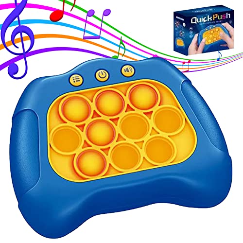 Aionly Pop Game Sensory Fidget Toys For Kids, Light Up Quick Push Game, Puzzle Bubble Game Controller Machine, Fast Push Gift for 6 7 8 9 10 Year Old