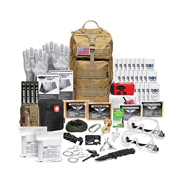 EVERLIT-Complete-72-Hours-Earthquake-Bug-Out-Bag-Emergency-Survival-Kit-for-Family-Be-Prepared-for-Hurricanes-Floods-Tsunami-Other-Disasters EVERLIT Complete 72 Hours Earthquake Bug Out Bag Emergency Survival Kit for Family. Be Prepared for Hurricanes, Floods, Tsunami, Other Disasters