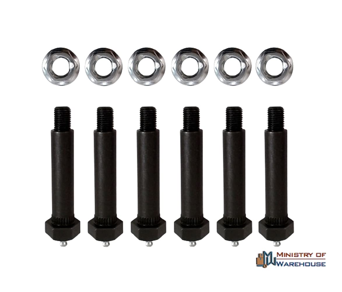 Set of 6 Bolt 9/16 x3 Shackle Grease Type Eye 