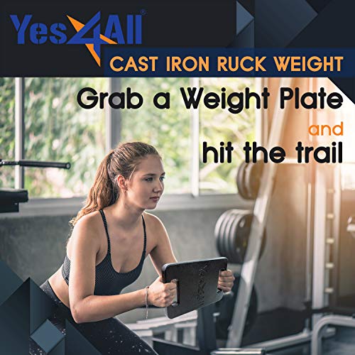 Yes4All Ruck Plate Cast Iron - 20Lbs #TOP4