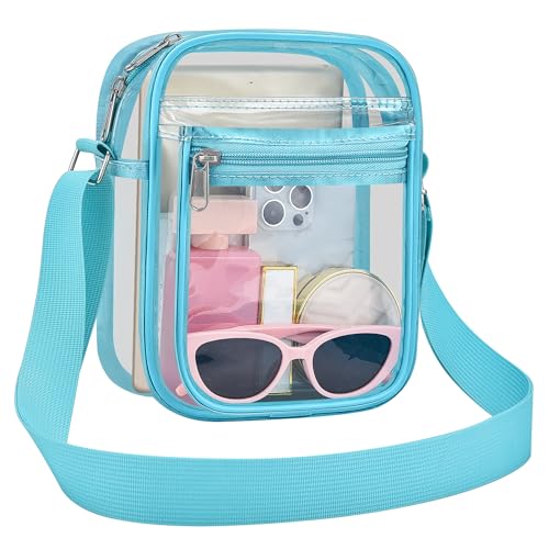 Image of USPECLARE Clear Bag for Stadium Events Clear Messenger Bag for Men and Women