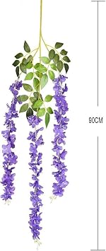 Yapay Çiçek Sarkan 3 Dallı Akasya 90cm MOR