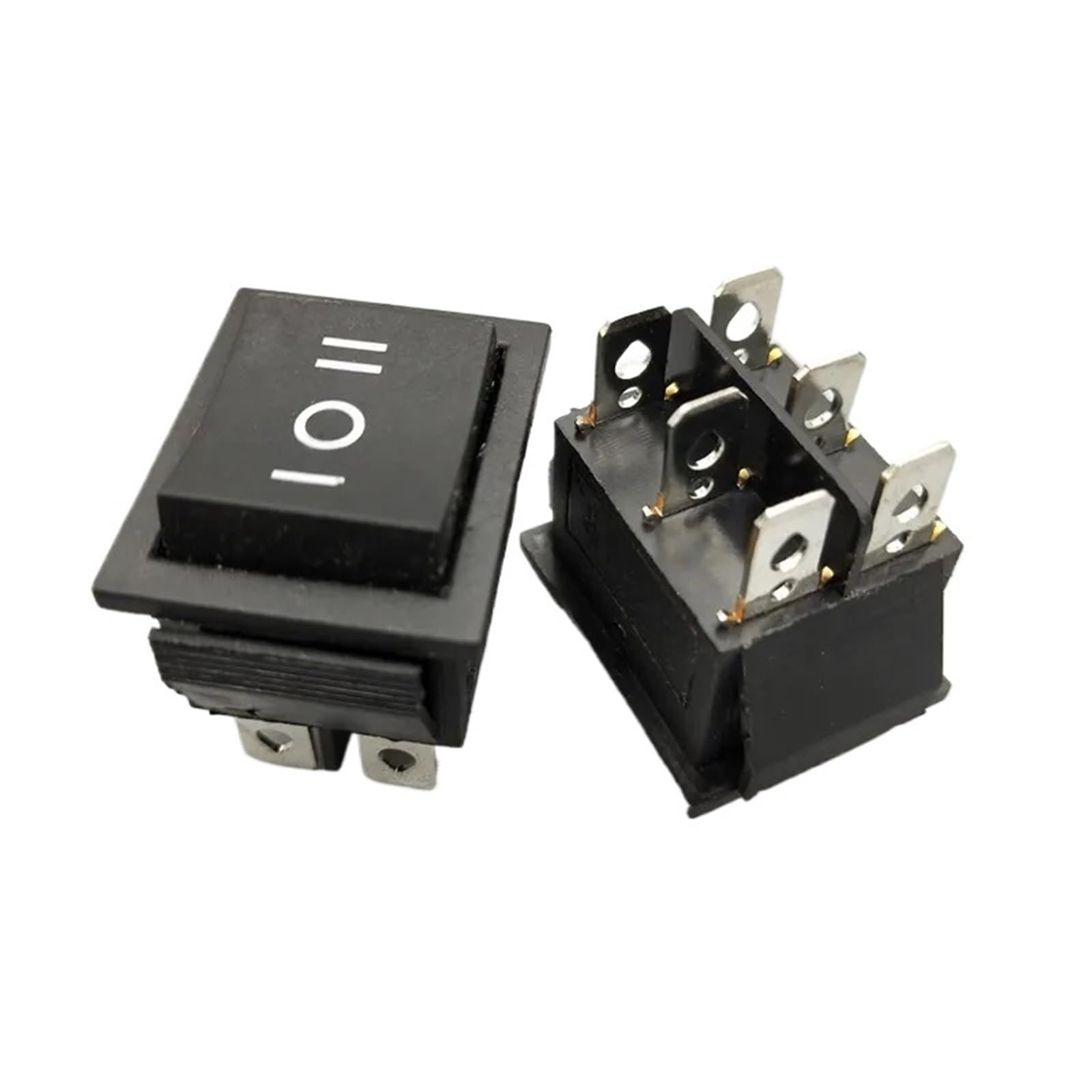 Interruptor KCD4 de 6 pines con conmutación estable de 250V CA para paneles 7