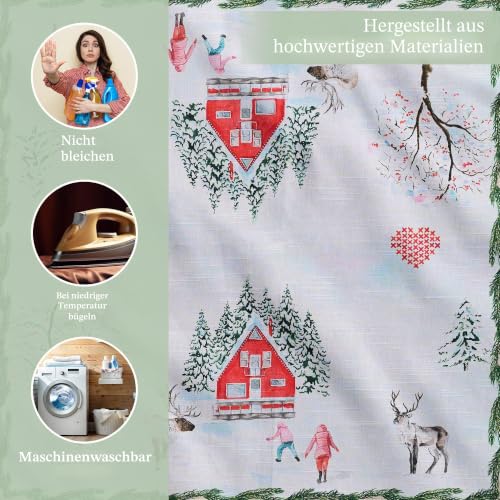 Maison d'Hermine Stoffservietten 100% Baumwolle (45 cm x 45cm, 4er-Set) – Ansicht 3