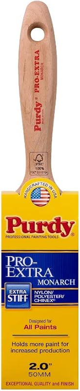 Purdy 144234720 Pro-Extra Monarch Flat Trim Paint Brush, 2 inch