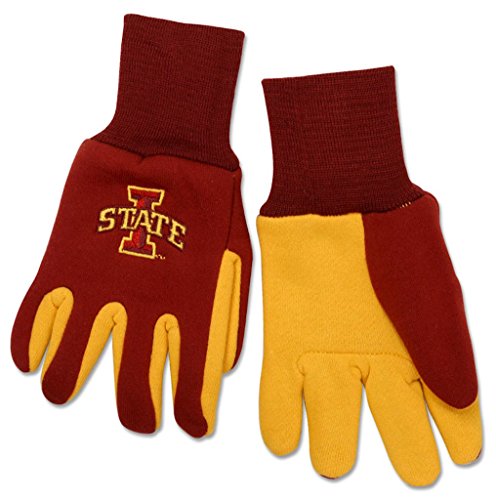 Gants NCAA Iowa State Cyclones WinCraft style jeune taille unique bicolores