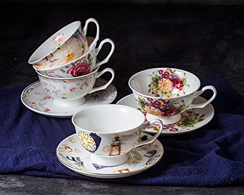 DinQ Xícara de Café de Cerâmica e Pires Chá da Tarde Criativo Cerâmica Simples Doméstica Xícara de C