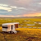 Peut être aménagé pour avoir 2 chambres et un salon ouvert. Une cuisine ouverte et de grandes fenêtres pour profiter du paysage. La porte est livrée avec une serrure et les fenêtres sont fermées en toute sécurité.