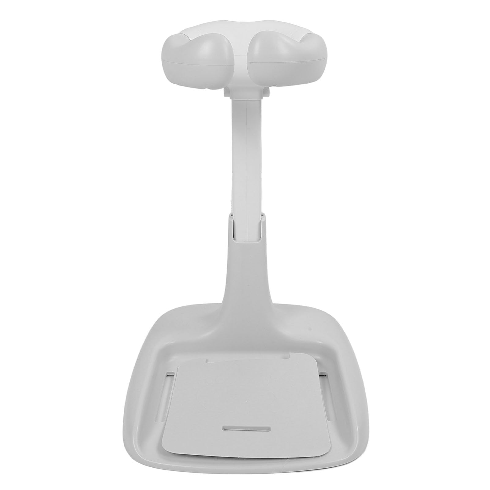 Soporte para Ducha de bebé, Diseño Innovador, Toallero de Baño Antideslizante para Niños Pequeños, Soporte de Ducha Multifuncional para el Cuidado Diario, Material PP (Gris blanco)