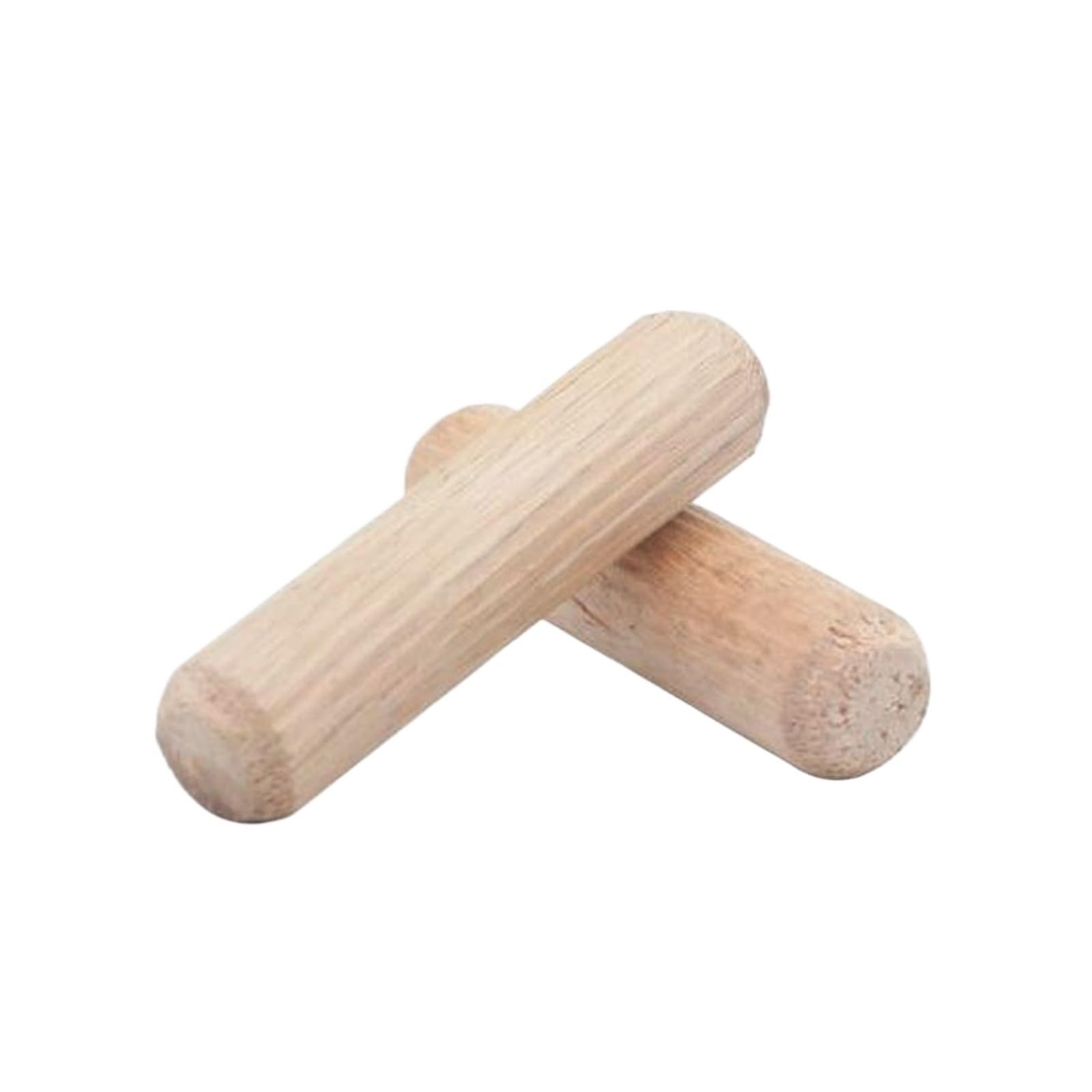 hölzerne Passstifte, M6/M8/M10*L Mm Schrank Schublade Runde Geriffelte Holz Handwerk Dübel Stifte Stangen Set Möbel Montage(1000pcs,M8 x 40mm)