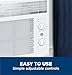 GE Window Air Conditioner Unit, 5,000 BTU for Small Rooms up to 150 sq ft. with Manual Adjustable Fan and Cooling Settings, Perfect for Small Bedroom or Living Room, Easy Install Kit Included, White