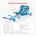 VEVOR Ride on Scooter, Load Capacity of 198 lbs, Swing Side-to-Side for Amazing Ride Powered by Zig-Zag Motion, Ride on Drifting Toy for Ages 10+, Rides on Any Hard Surface for Indoor & Outdoor, Blue