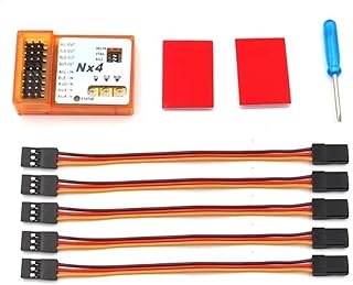 ZMR NX4 PRO EVO Flight Controller 3D Flight Gyroscope Balance Support Rate/Hold/Gyro Off Mode for Fixed-Wing Aircraft Controller (1PC NX4 PRO)