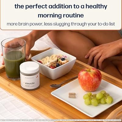 مكمل Avantera Elevate Premium Nootropic - Beat Brain Fog - أفضل مكملات التركيز لدعم الذاكرة والتركيز - طاقة بدون انهيار - 56 حبة للنساء والرجال*